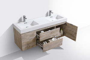 The Wall Mounted Bliss Vanity | Double Sink Vanity