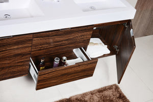 The Wall Mounted Bliss Vanity | Double Sink Vanity