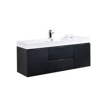 Load image into Gallery viewer, 60&quot; Black Wall Mounted Bliss Vanity