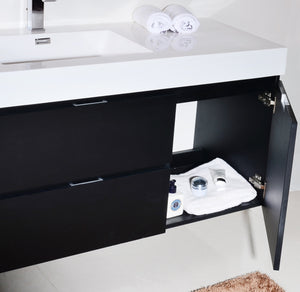 The Wall Mounted Bliss Vanity | Single Sink Vanity