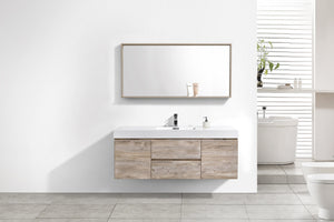 The Wall Mounted Bliss Vanity | Single Sink Vanity