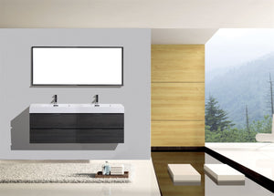 The Wall Mounted Bliss Vanity | Double Sink Vanity