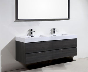 The Wall Mounted Bliss Vanity | Double Sink Vanity