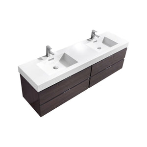 The Wall Mounted Bliss Vanity | Double Sink Vanity