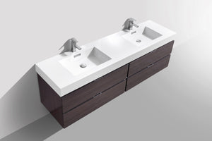 The Wall Mounted Bliss Vanity | Double Sink Vanity