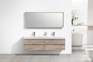 The Wall Mounted Bliss Vanity | Double Sink Vanity