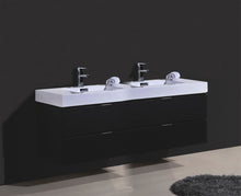 Load image into Gallery viewer, The Wall Mounted Bliss Vanity | Double Sink Vanity