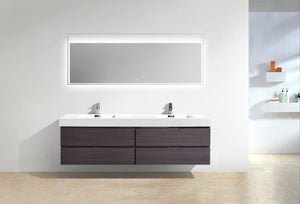 The Wall Mounted Bliss Vanity | Double Sink Vanity