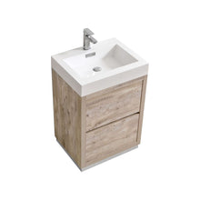 Load image into Gallery viewer, 24&quot; Natural Wood Free Standing Bliss Vanity