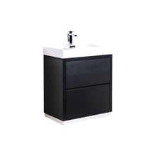 Load image into Gallery viewer, 30&quot; Black Free Standing Bliss Vanity