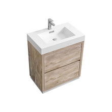 Load image into Gallery viewer, 30&quot; Natural Wood Free Standing Bliss Vanity