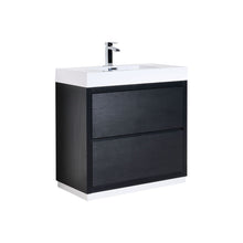 Load image into Gallery viewer, 36&quot; Black Free Standing Bliss Vanity