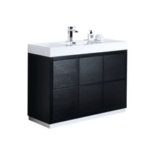 Load image into Gallery viewer, 48&quot; Black Free Standing Bliss Vanity