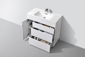 The Milano Vanity | Single Sink Vanity