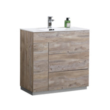 Load image into Gallery viewer, 36&quot; Natural Wood Milano Vanity