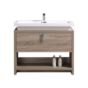 40" Havana Oak Modern Bathroom Vanity