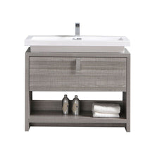 Load image into Gallery viewer, 40&quot; Ash Gray Modern Bathroom Vanity