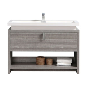 Levi 48" Ash Gray Modern Bathroom