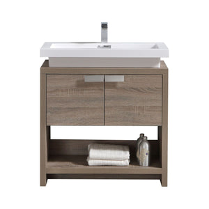 32" Havana Oak Modern Bathroom Vanity 